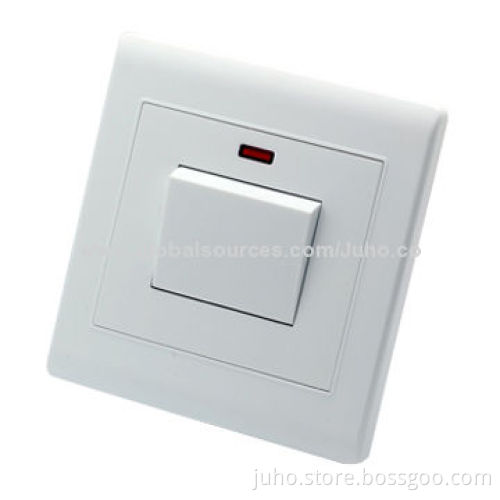 20A wall switch and socket outlet are popular on Europe market,Africa market, British Type